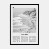 Carlsbad Travel B&W No 1 Poster