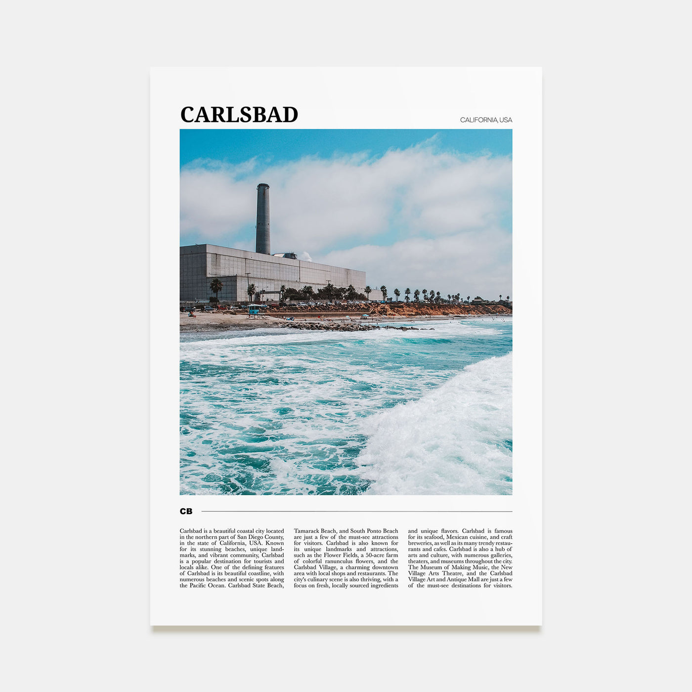 Carlsbad Travel Color No 1 Poster