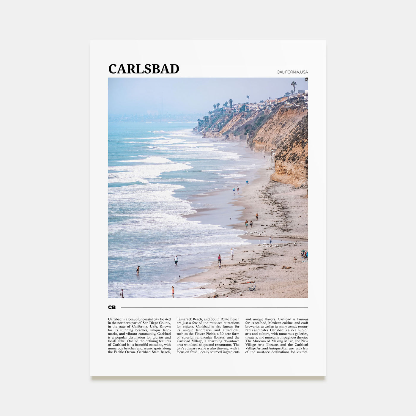 Carlsbad Travel Color No 2 Poster
