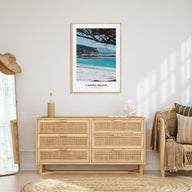 Carmel Beach Portrait Color Poster