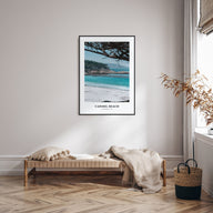 Carmel Beach Portrait Color Poster