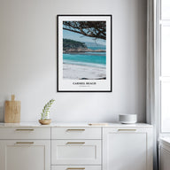 Carmel Beach Portrait Color Poster