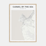 Carmel-by-the-Sea Map Portrait Poster