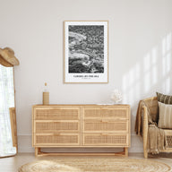 Carmel-by-the-Sea Portrait B&W Poster