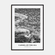 Carmel-by-the-Sea Portrait B&W Poster