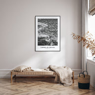 Carmel-by-the-Sea Portrait B&W Poster