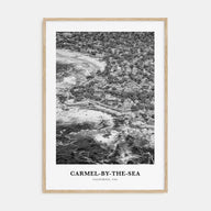Carmel-by-the-Sea Portrait B&W Poster