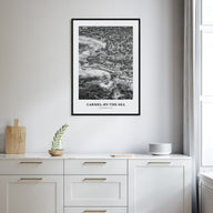 Carmel-by-the-Sea Portrait B&W Poster