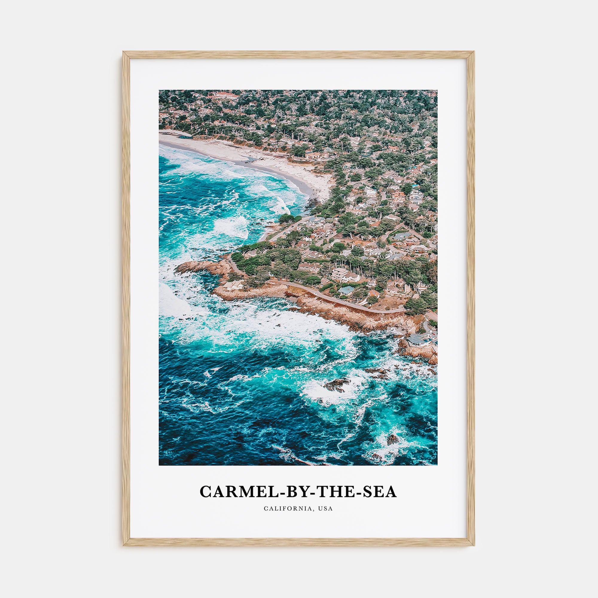 Carmel-by-the-Sea Portrait Color Poster