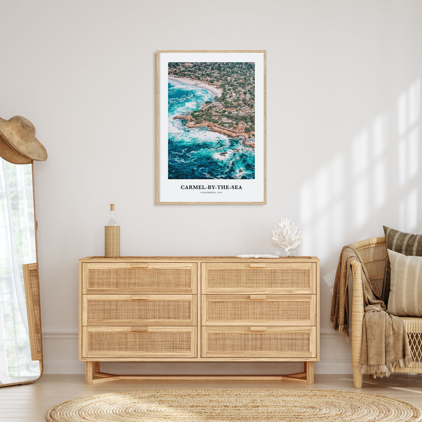Carmel-by-the-Sea Portrait Color Poster