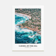 Carmel-by-the-Sea Portrait Color Poster