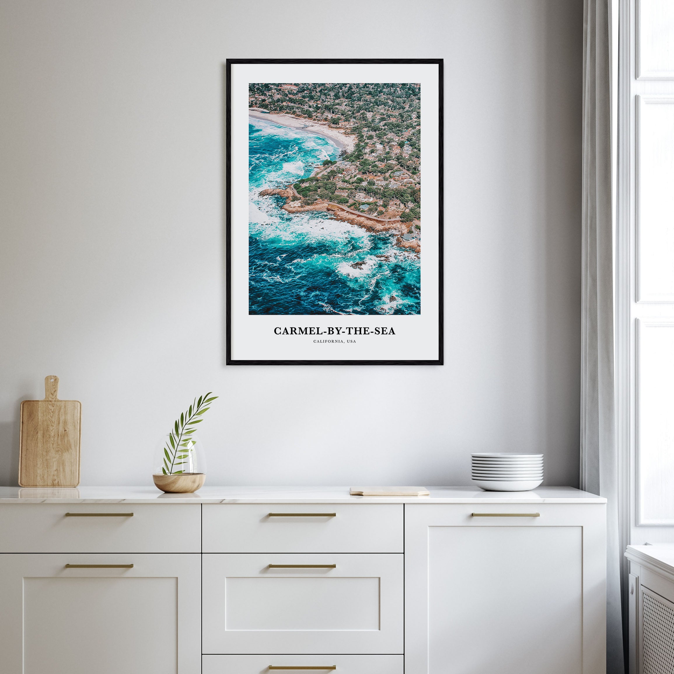 Carmel-by-the-Sea Portrait Color Poster