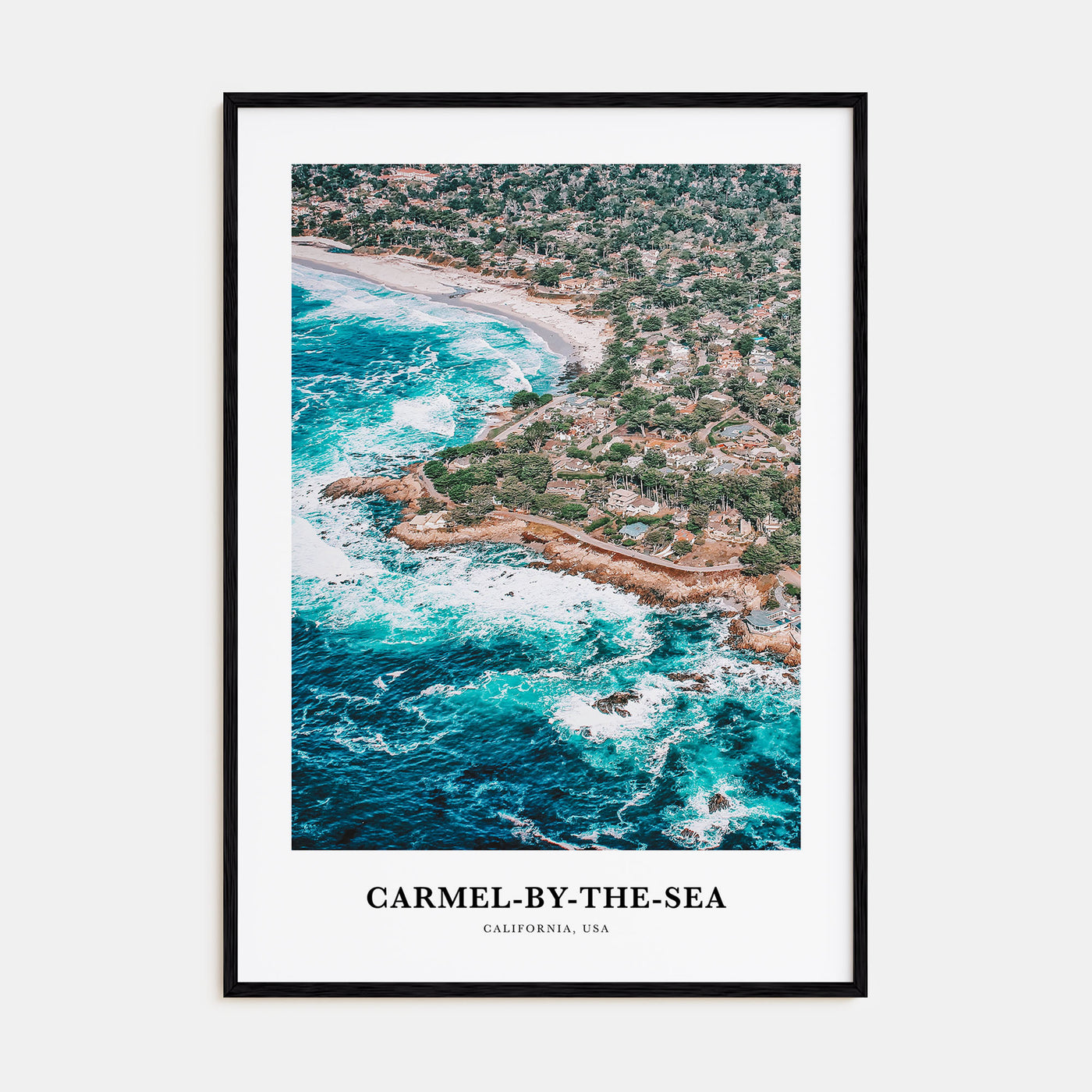 Carmel-by-the-Sea Portrait Color Poster