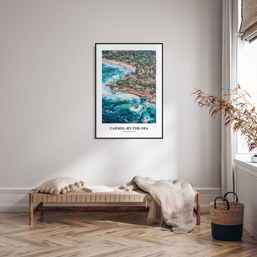 Carmel-by-the-Sea Portrait Color Poster