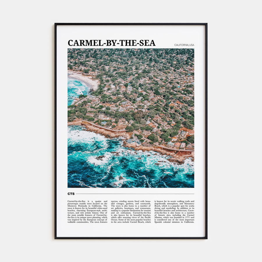 Carmel-by-the-Sea Travel Color Poster