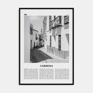 Carmona Travel B&W Poster