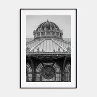 Carousel House Photo B&W Poster