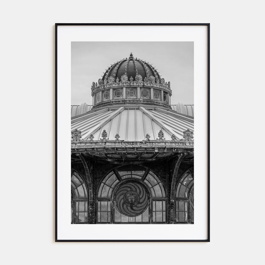 Carousel House Photo B&W Poster