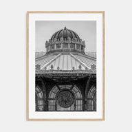 Carousel House Photo B&W Poster