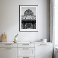 Carousel House Photo B&W Poster