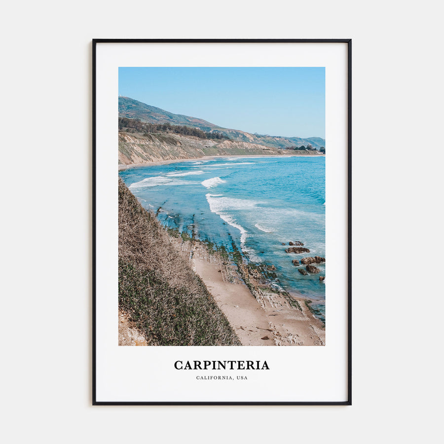 Carpinteria Portrait Color Poster