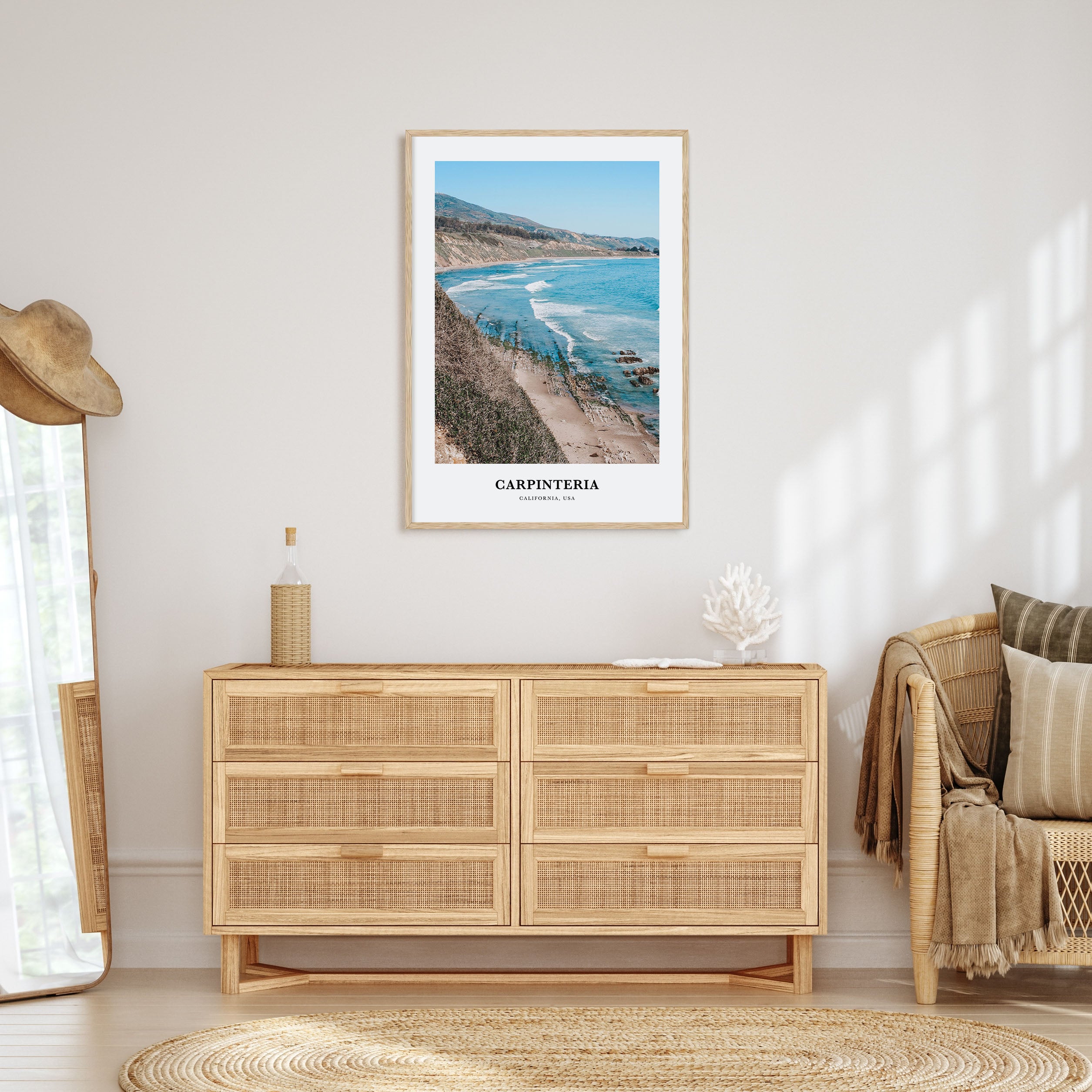 Carpinteria Portrait Color Poster