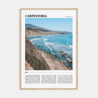Carpinteria Travel Color Poster