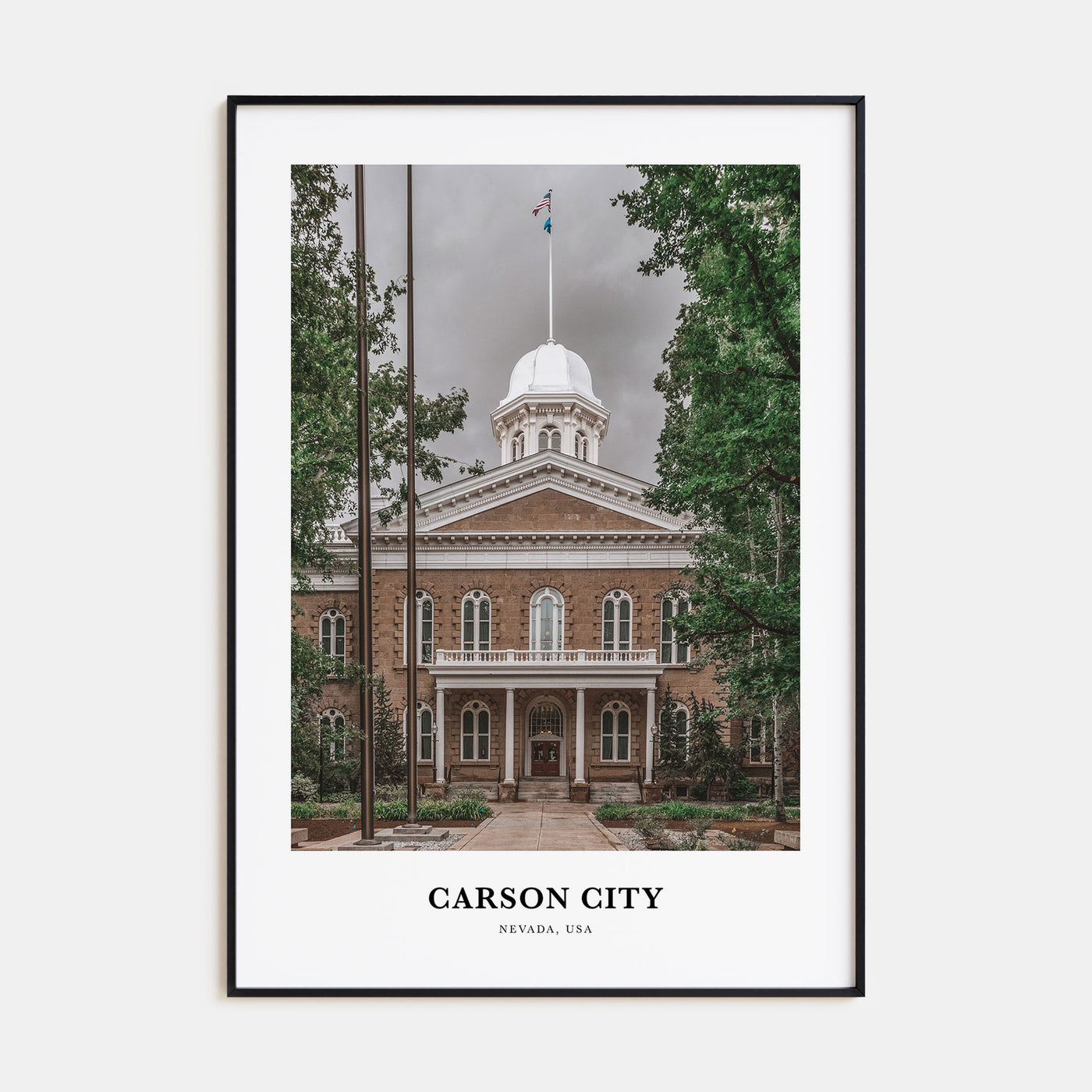 Carson City Portrait Color Poster