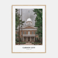 Carson City Portrait Color Poster