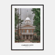 Carson City Portrait Color Poster