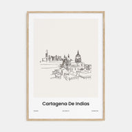 Cartagena de Indias Drawn Poster