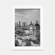 Cartagena de Indias Photo B&W Poster