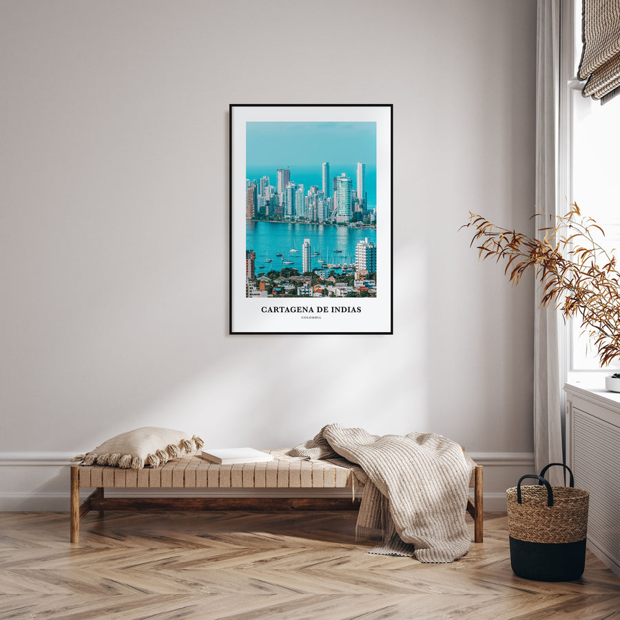 Cartagena de Indias Portrait Color Poster