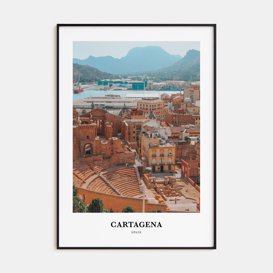 Cartagena, Spain Portrait Color No 1 Poster