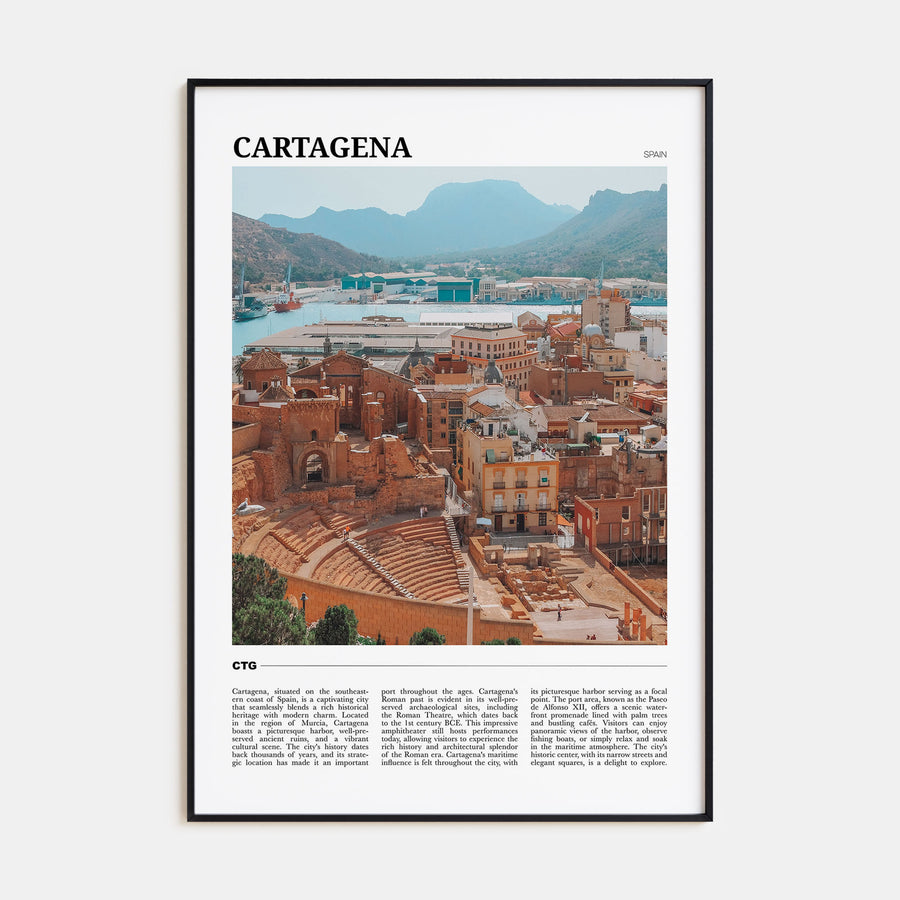 Cartagena, Spain Travel Color No 1 Poster