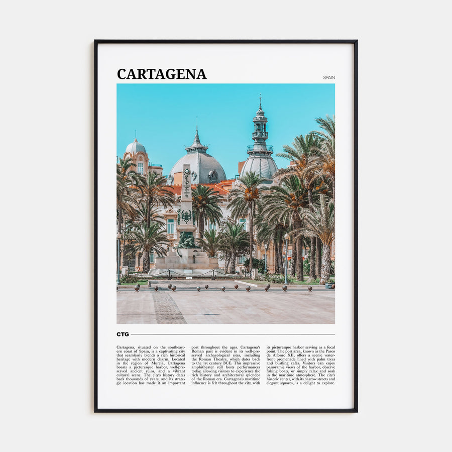 Cartagena, Spain Travel Color No 2 Poster