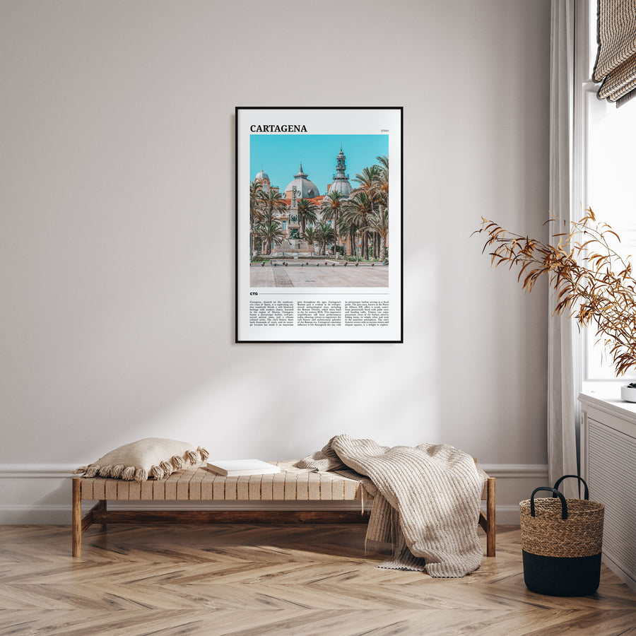 Cartagena, Spain Travel Color No 2 Poster