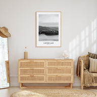 Carters Lake Portrait B&W Poster