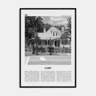 Cary Travel B&W Poster