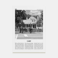 Cary Travel B&W Poster