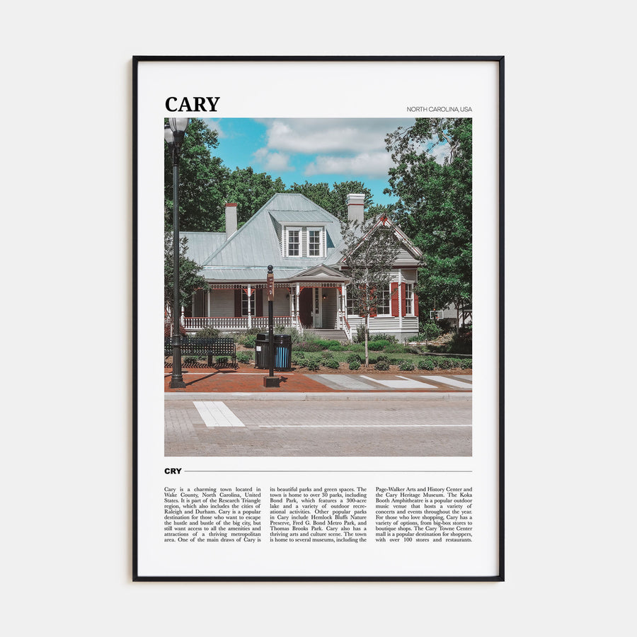 Cary Travel Color Poster