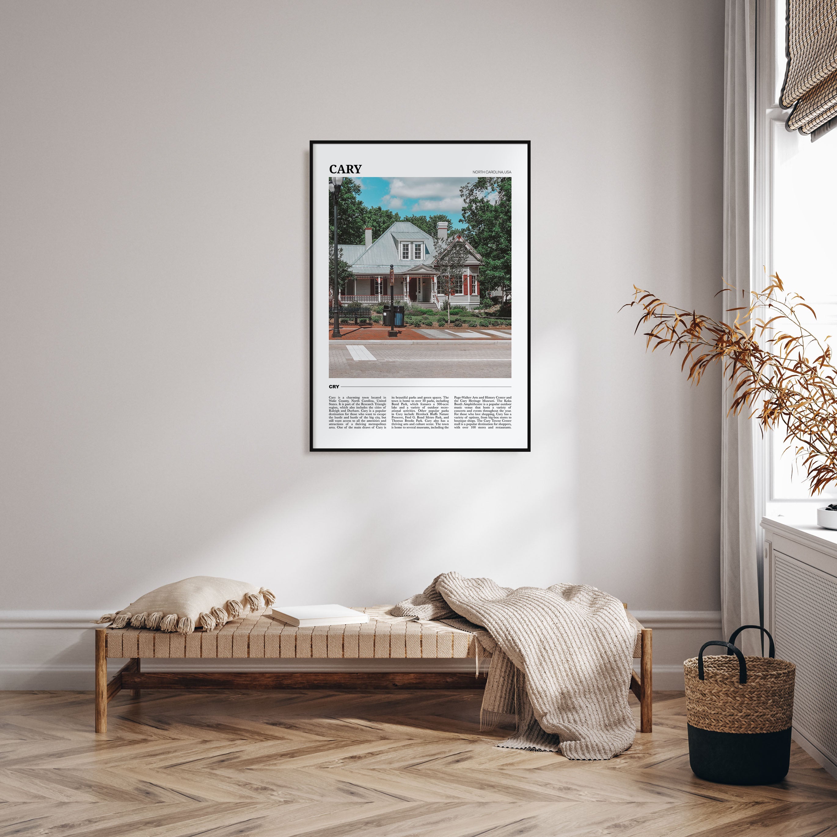 Cary Travel Color Poster
