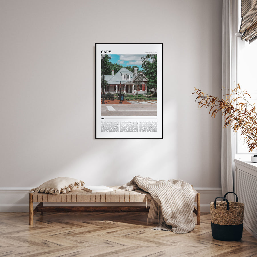 Cary Travel Color Poster
