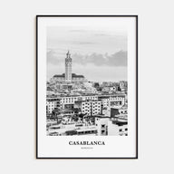 Casablanca Portrait B&W Poster