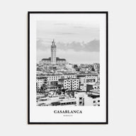 Casablanca Portrait B&W Poster