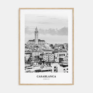 Casablanca Portrait B&W Poster