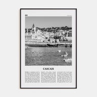 Cascais Travel B&W Poster