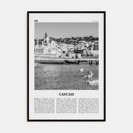 Cascais Travel B&W Poster