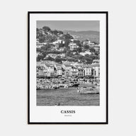 Cassis Portrait B&W Poster