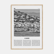 Cassis Travel B&W Poster